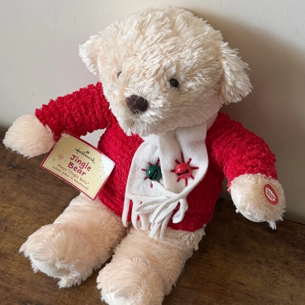 Vintage Hallmark Jingle Bear Plush